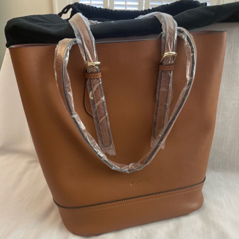 NWOT Bolvaint Capucine Tote Leather Rich Terracotta Dust Bag